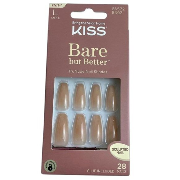 KISS Bare But Better TruNude Sculpted Nails NIB - Picture 1 of 3